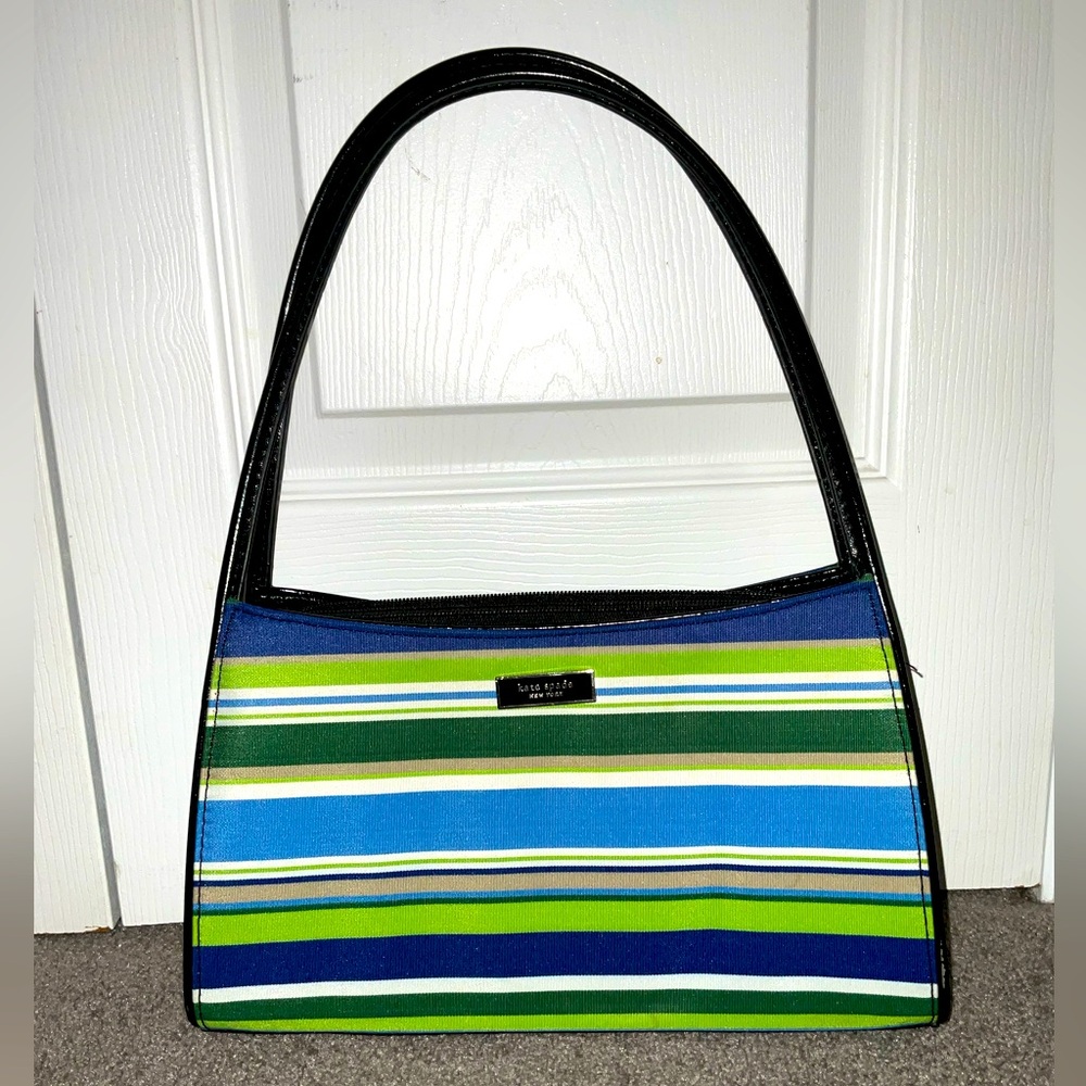 Kate Spade New York Vintage Striped Canvas Shoulder Bag